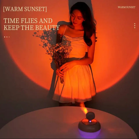 Sunset Night Light 2 In 1 Sunset Lamp And Air...